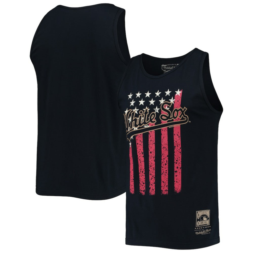 Chicago White Sox Mitchell & Ness Cooperstown Collection Stars and Stripes Tank Top - MLB Tanks