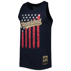 Cleveland Guardians Mitchell & Ness Cooperstown Collection Stars and Stripes Tank Top - MLB Tanks