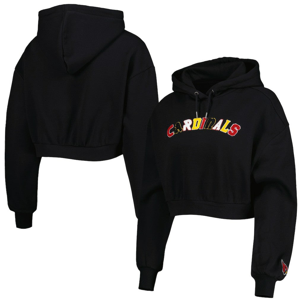 Arizona Cardinals The Wild Collective Women's Cropped Pullover Hoodie | NFL Online