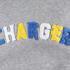 Los Angeles Chargers The Wild Collective Women's Cropped Pullover Hoodie | NFL Outlet