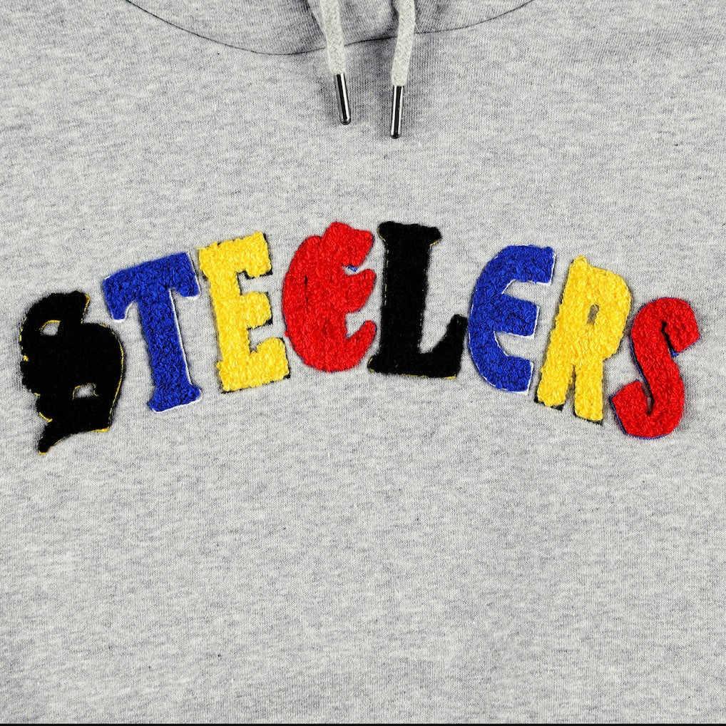 Pittsburgh Steelers The Wild Collective Women's Cropped Pullover Hoodie | NFL Outlet