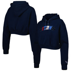 Tennessee Titans The Wild Collective Women's Cropped Pullover Hoodie | NFL Sale