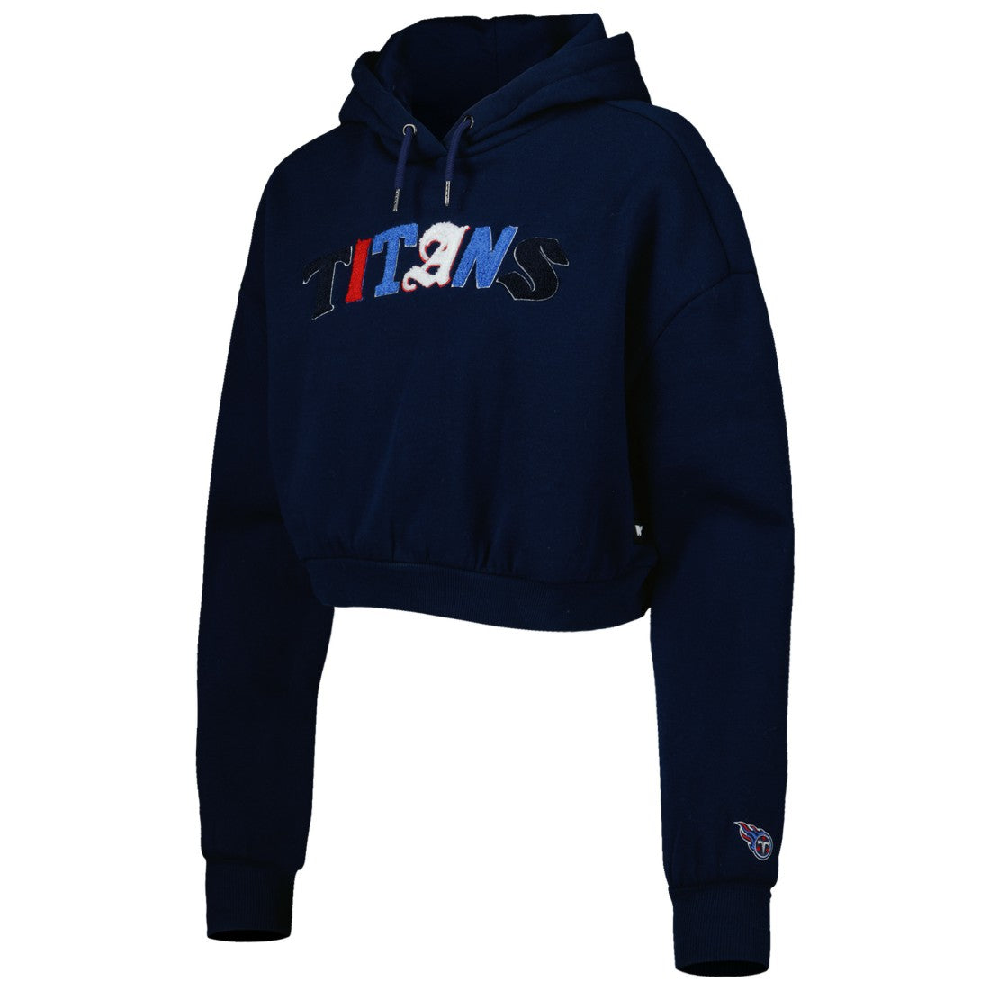 Tennessee Titans The Wild Collective Women's Cropped Pullover Hoodie | NFL Sale
