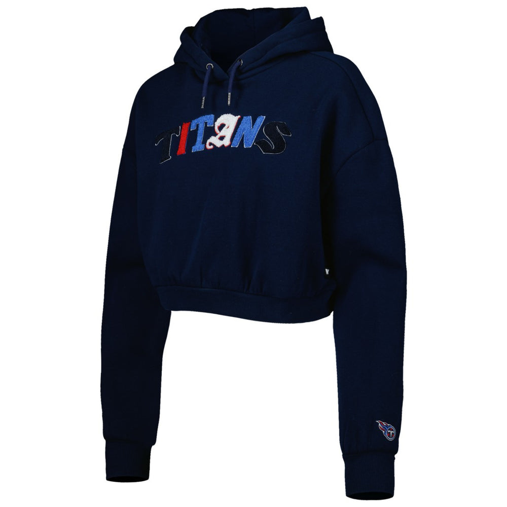 Tennessee Titans The Wild Collective Women's Cropped Pullover Hoodie | NFL Sale
