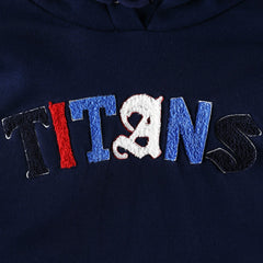 Tennessee Titans The Wild Collective Women's Cropped Pullover Hoodie | NFL Sale