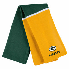 Green Bay Packers WEAR by Erin Andrews Women's Colorblock Cuffed Knit Hat with Pom and Scarf Set | NFL Online