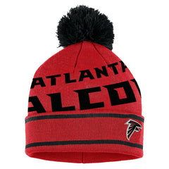 Atlanta Falcons WEAR by Erin Andrews Women's Double Jacquard Cuffed Knit Hat with Pom and Gloves Set | NFL Hot