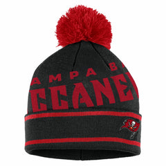 Tampa Bay Buccaneers WEAR by Erin Andrews Women's Double Jacquard Cuffed Knit Hat with Pom and Gloves Set | NFL Online