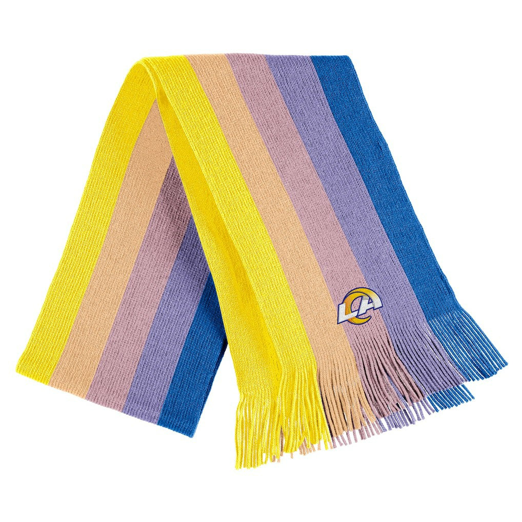 Los Angeles Rams WEAR by Erin Andrews Women's Ombre Pom Knit Hat and Scarf Set | NFL On sale