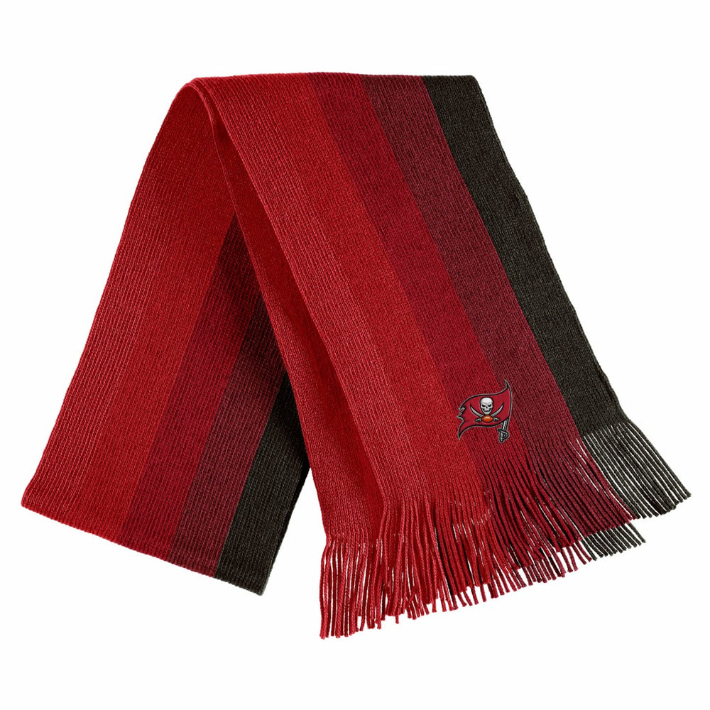 Tampa Bay Buccaneers WEAR by Erin Andrews Women's Ombre Pom Knit Hat and Scarf Set | NFL Hot