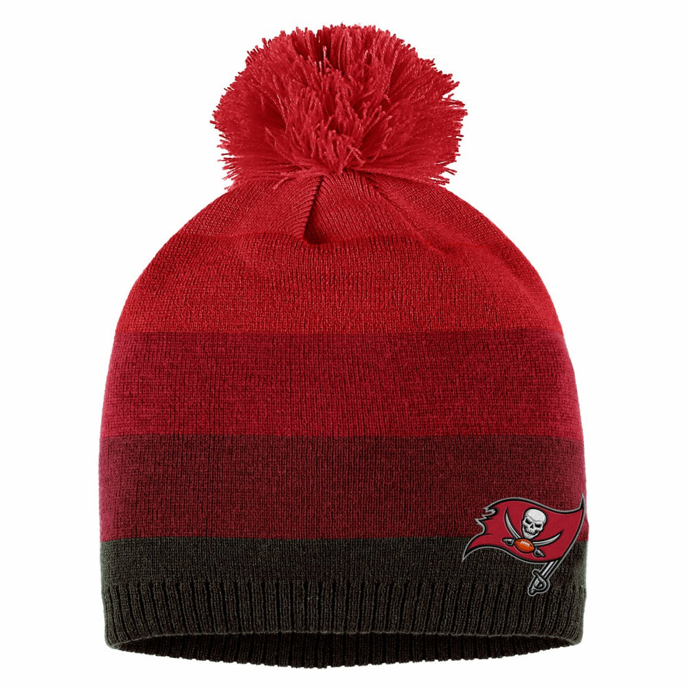 Tampa Bay Buccaneers WEAR by Erin Andrews Women's Ombre Pom Knit Hat and Scarf Set | NFL Hot