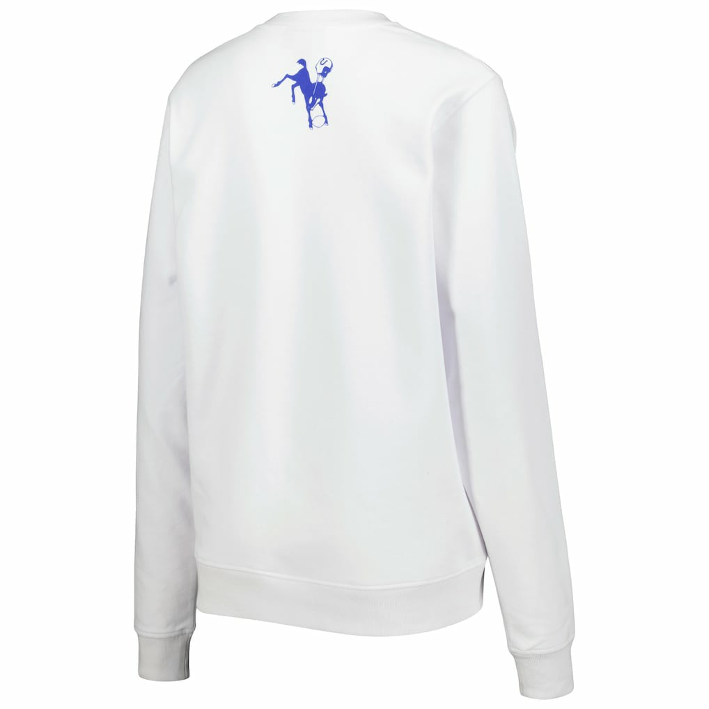 Indianapolis Colts The Wild Collective Women's Cheer V-Neck Fleece Pullover Sweatshirt | NFL Online