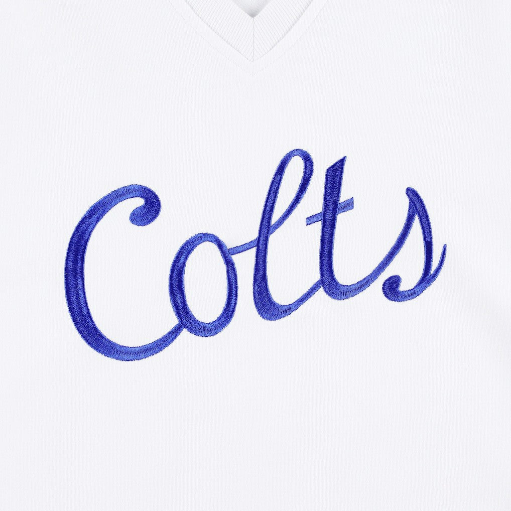 Indianapolis Colts The Wild Collective Women's Cheer V-Neck Fleece Pullover Sweatshirt | NFL Online