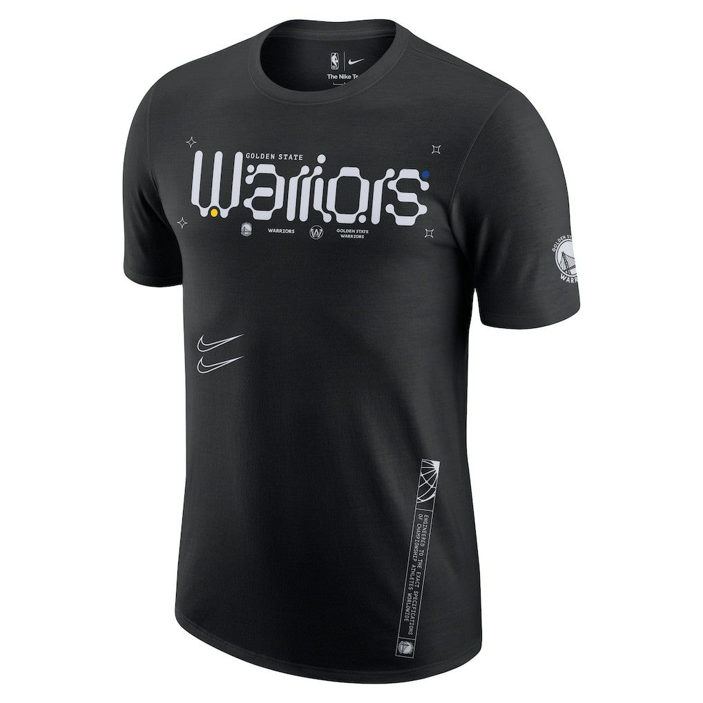 Black Golden State Warriors Courtside Air Traffic Control Max90 T-Shirt sale | NBA