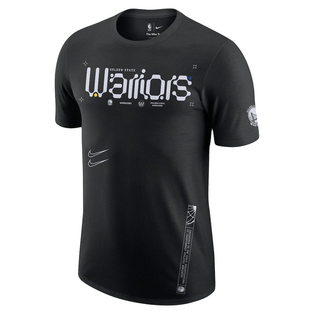 Black Golden State Warriors Courtside Air Traffic Control Max90 T-Shirt sale | NBA