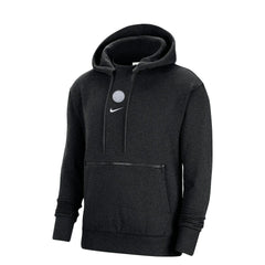 Heather Black Brooklyn Nets Courtside Versus Flight Pullover Hoodie | NBA