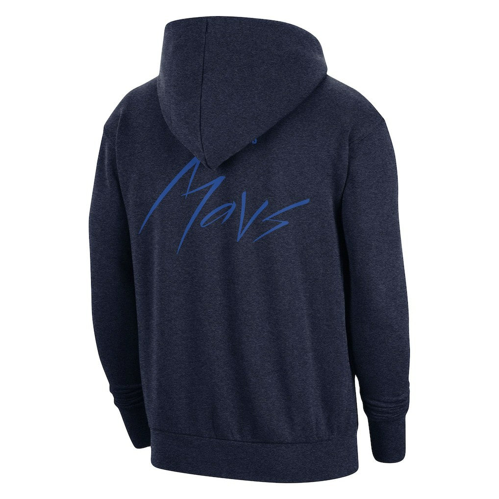 Heather Navy Dallas Mavericks Courtside Versus Flight Pullover Hoodie sale | NBA