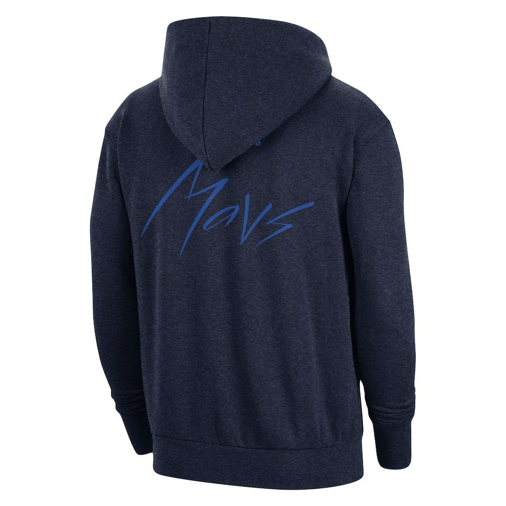Heather Navy Dallas Mavericks Courtside Versus Flight Pullover Hoodie sale | NBA