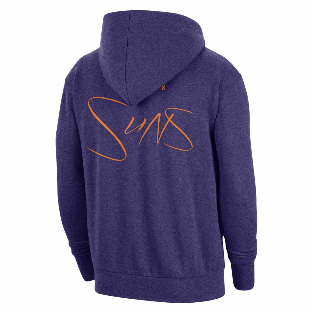 Heather Purple Phoenix Suns Courtside Versus Flight Pullover Hoodie | NBA