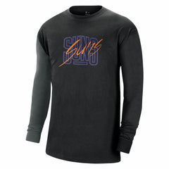 Black Phoenix Suns Courtside Versus Flight MAX90 Long Sleeve T-Shirt | NBA