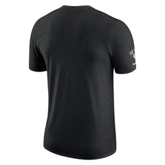 Heather Black Brooklyn Nets Courtside Versus Flight Max90 T-Shirt | NBA