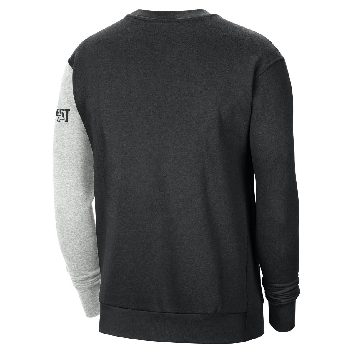 Black/Heather Gray Phoenix Suns Courtside Versus Force & Flight Pullover Sweatshirt | NBA
