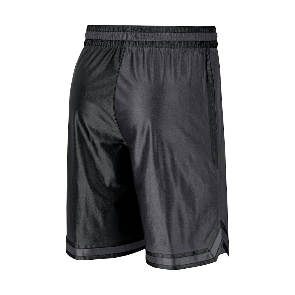 Black/Anthracite Brooklyn Nets Courtside Versus Force Split DNA Performance Shorts | NBA