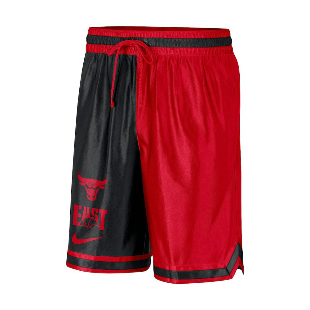 Red/Black Chicago Bulls Courtside Versus Force Split DNA Performance Shorts | NBA