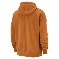 Orange Phoenix Suns Courtside Versus Stitch Split Pullover Hoodie | NBA