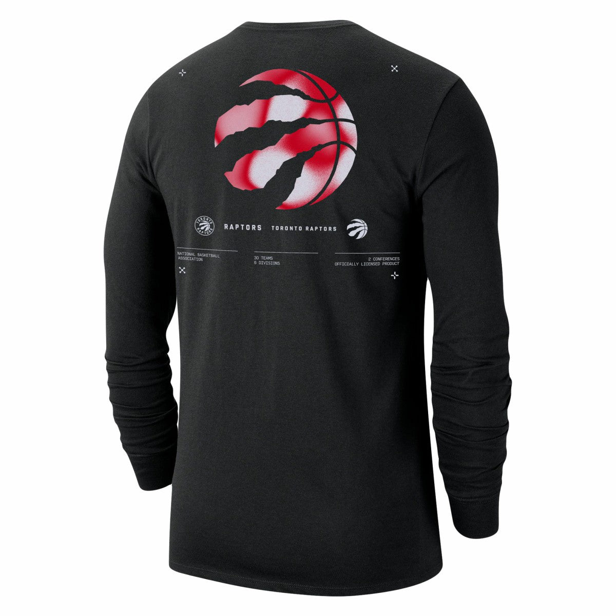 Black Toronto Raptors Essential Air Traffic Control Long Sleeve T-Shirt | NBA