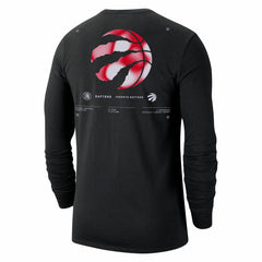 Black Toronto Raptors Essential Air Traffic Control Long Sleeve T-Shirt | NBA