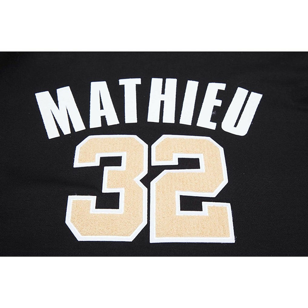 New Orleans Saints Tyrann Mathieu  Pro Standard Player Name & Number Pullover Hoodie | NFL Outlet