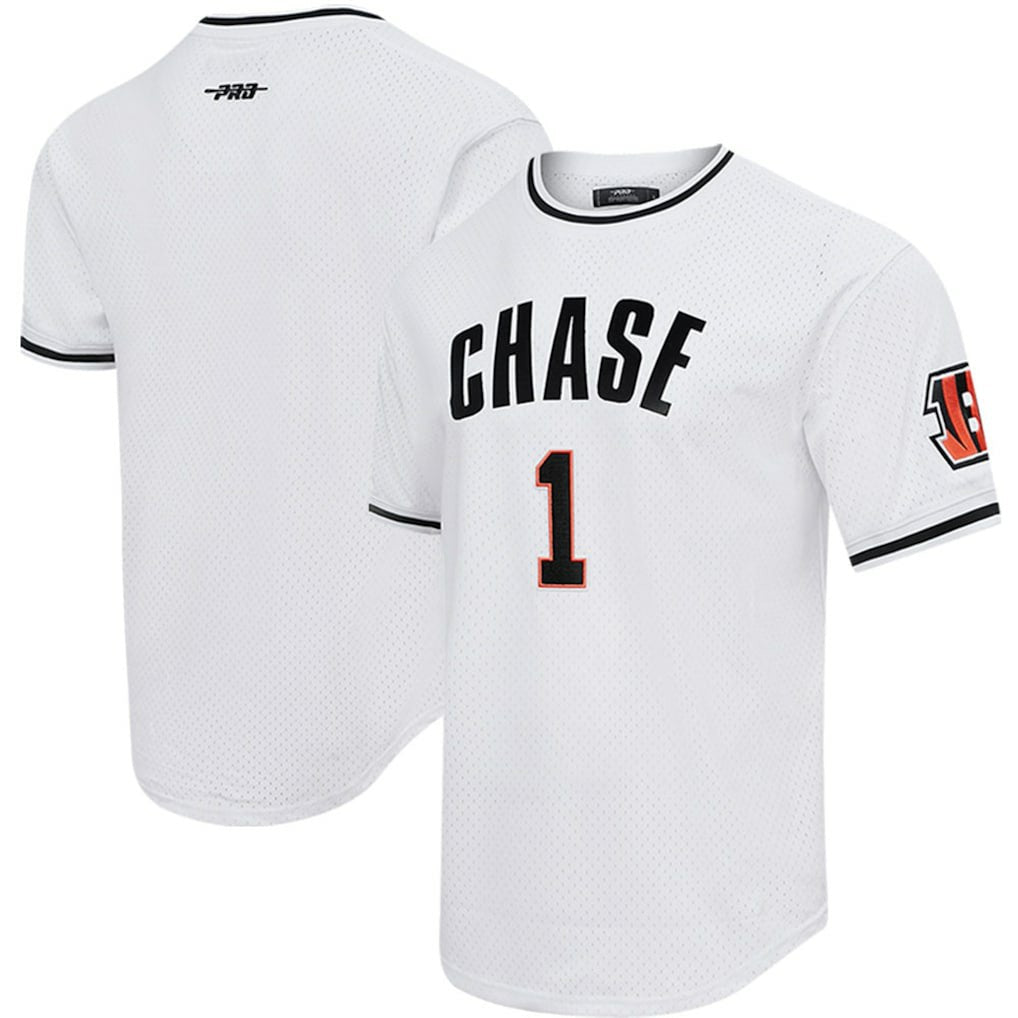 Cincinnati Bengals Ja'Marr Chase  Pro Standard Mesh Player Name & Number Top | NFL Discount