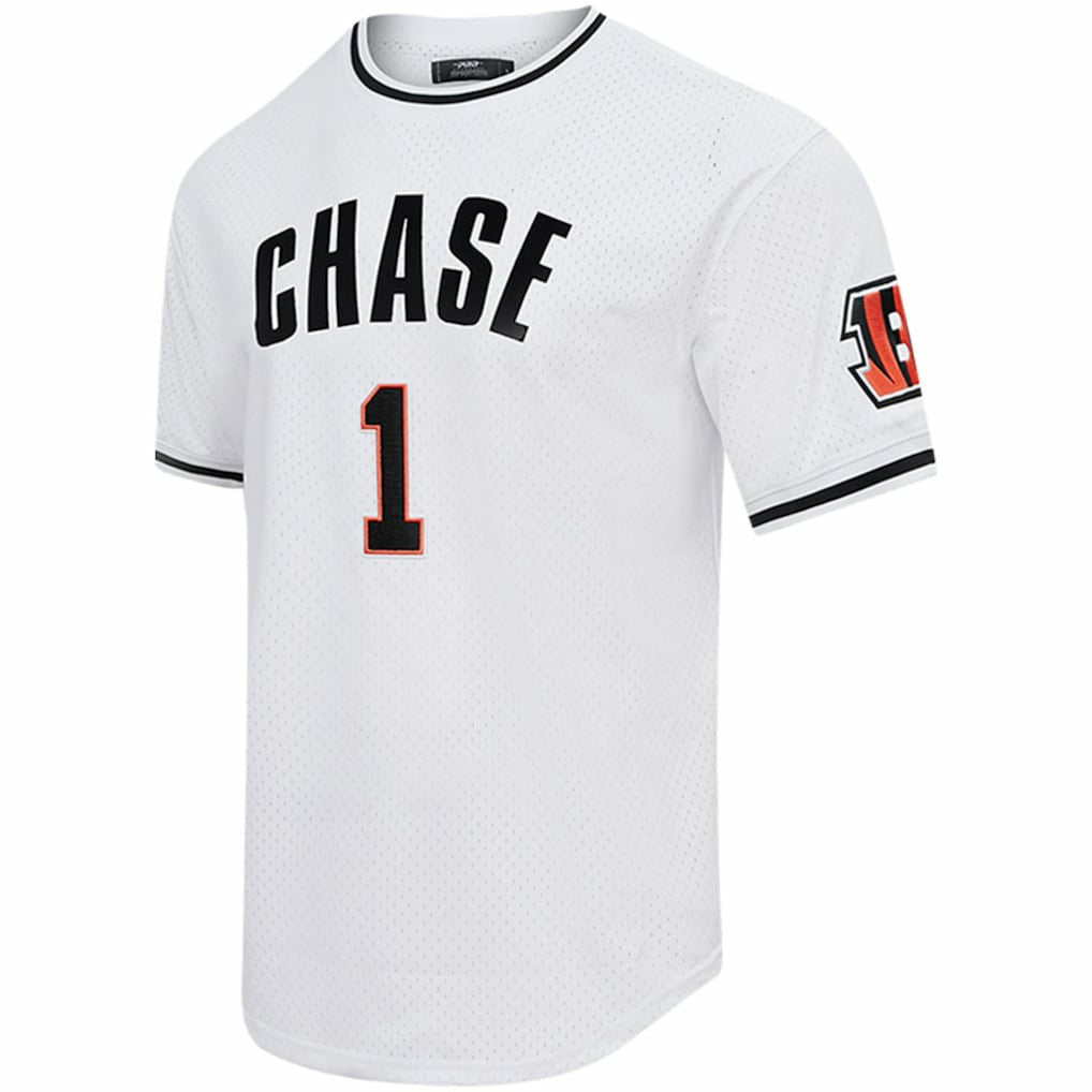 Cincinnati Bengals Ja'Marr Chase  Pro Standard Mesh Player Name & Number Top | NFL Discount