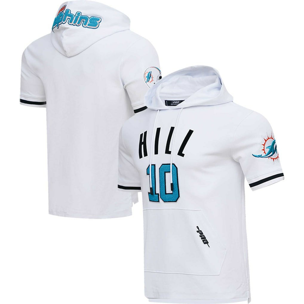 Miami Dolphins Tyreek Hill  Pro Standard Player Name & Number Hoodie T-Shirt | NFL Online
