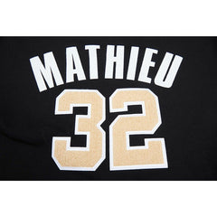 New Orleans Saints Tyrann Mathieu  Pro Standard Player Name & Number Hoodie T-Shirt | NFL Outlet