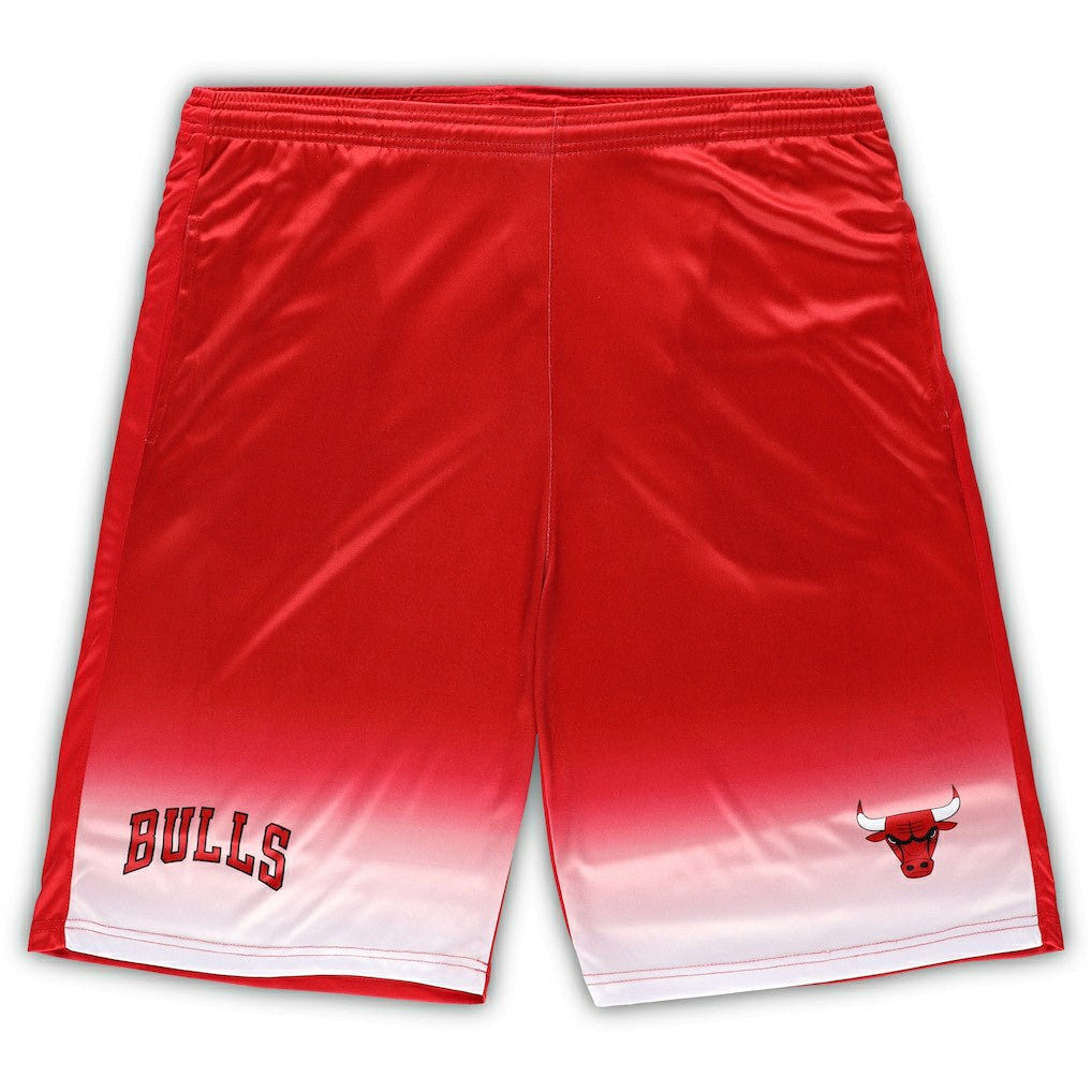 Red Chicago Bulls Big & Tall Fadeaway Shorts | NBA