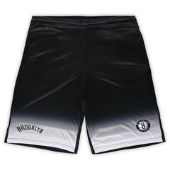Black Brooklyn Nets Big & Tall Fadeaway Shorts | NBA