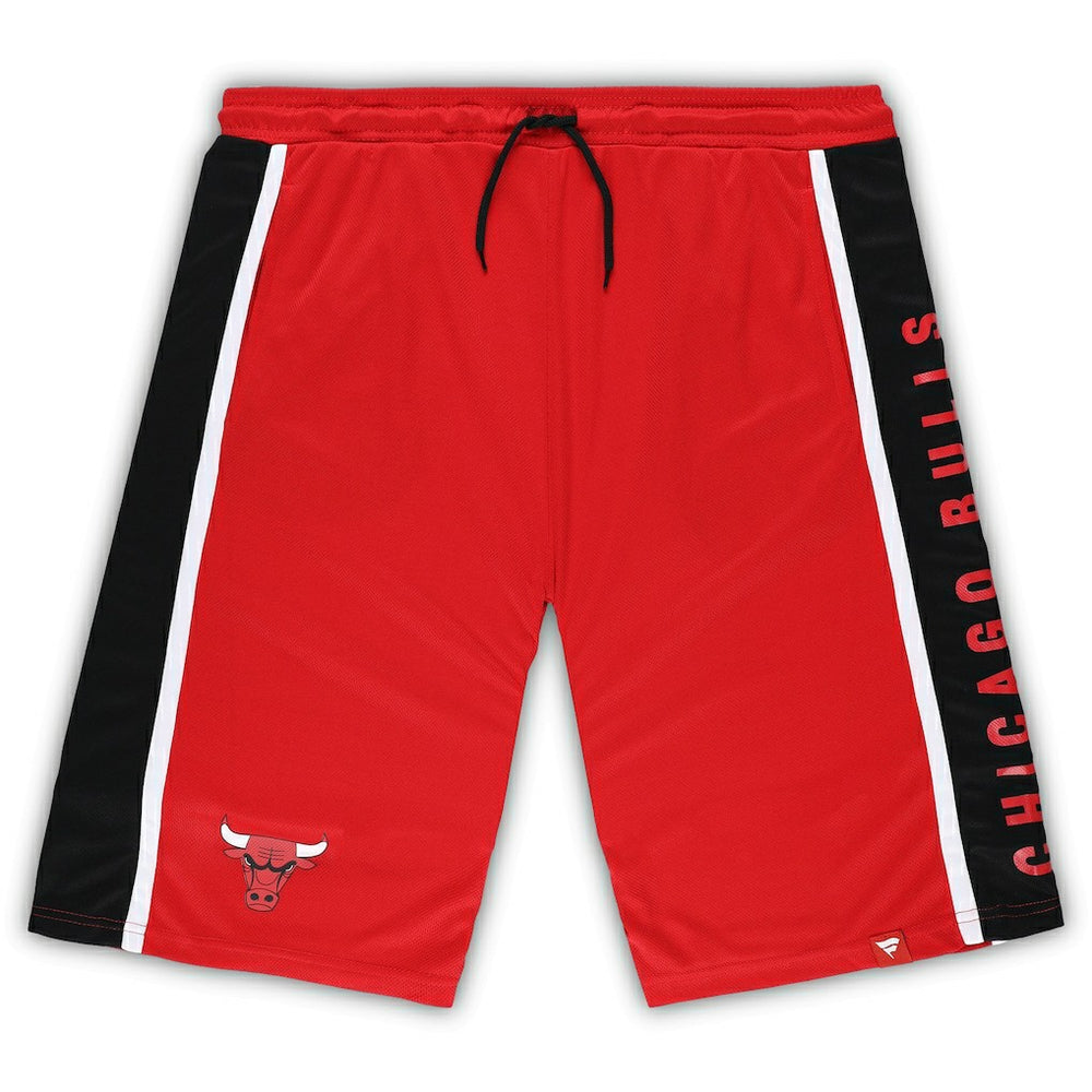 Red Chicago Bulls Big & Tall Referee Iconic Mesh Shorts | NBA