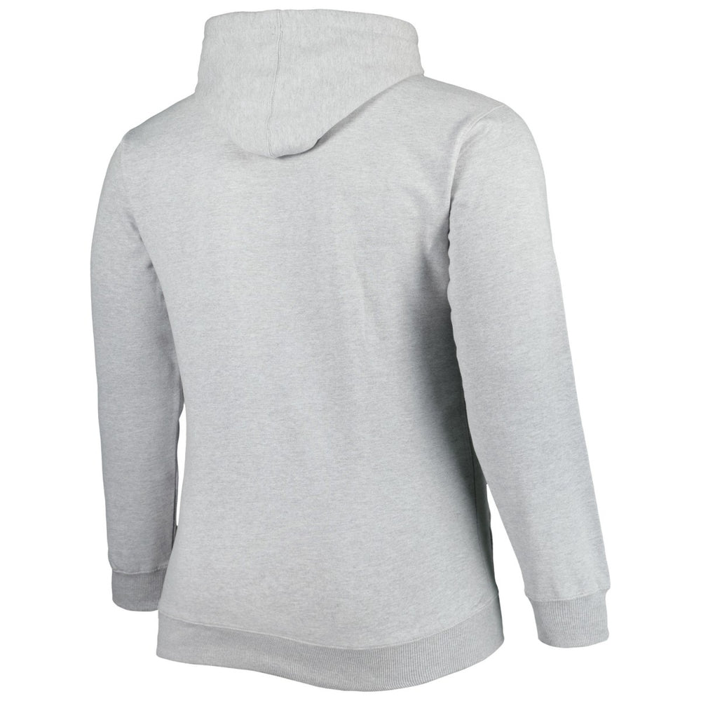 Heather Gray New York Knicks Big & Tall Wordmark Pullover Hoodie | NBA