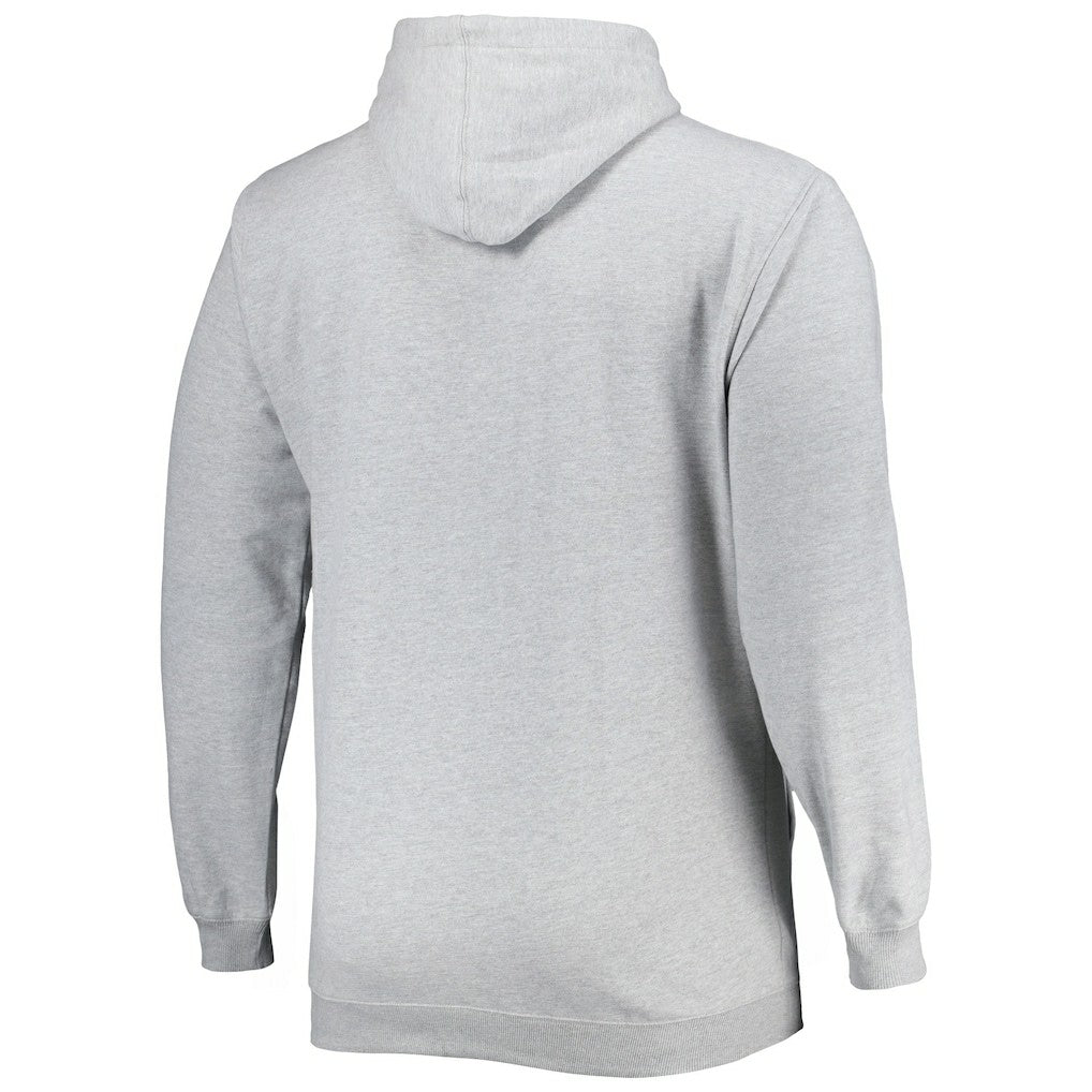 Heather Gray Golden State Warriors Big & Tall Wordmark Pullover Hoodie sale | NBA