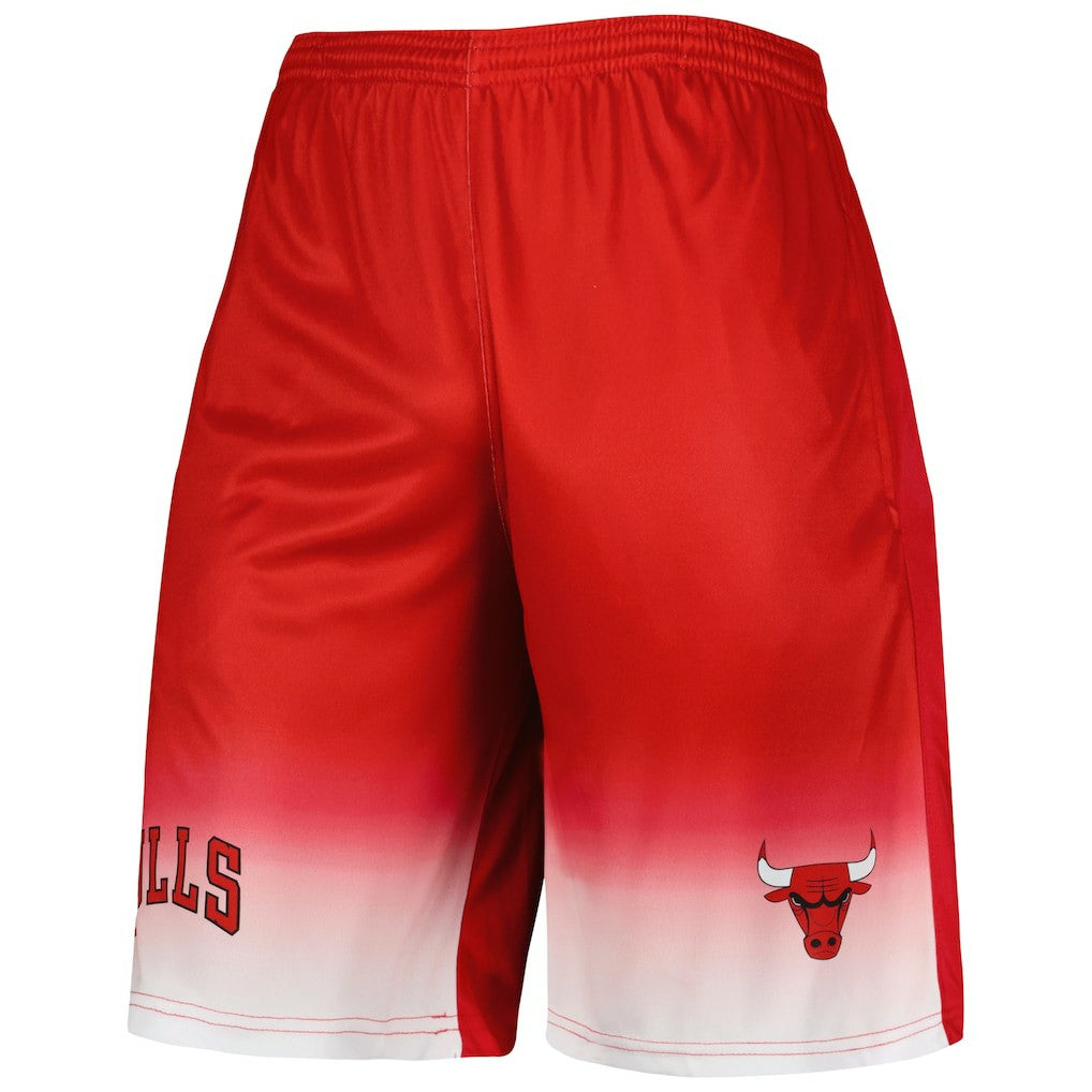 Red Chicago Bulls Fadeaway Shorts | NBA