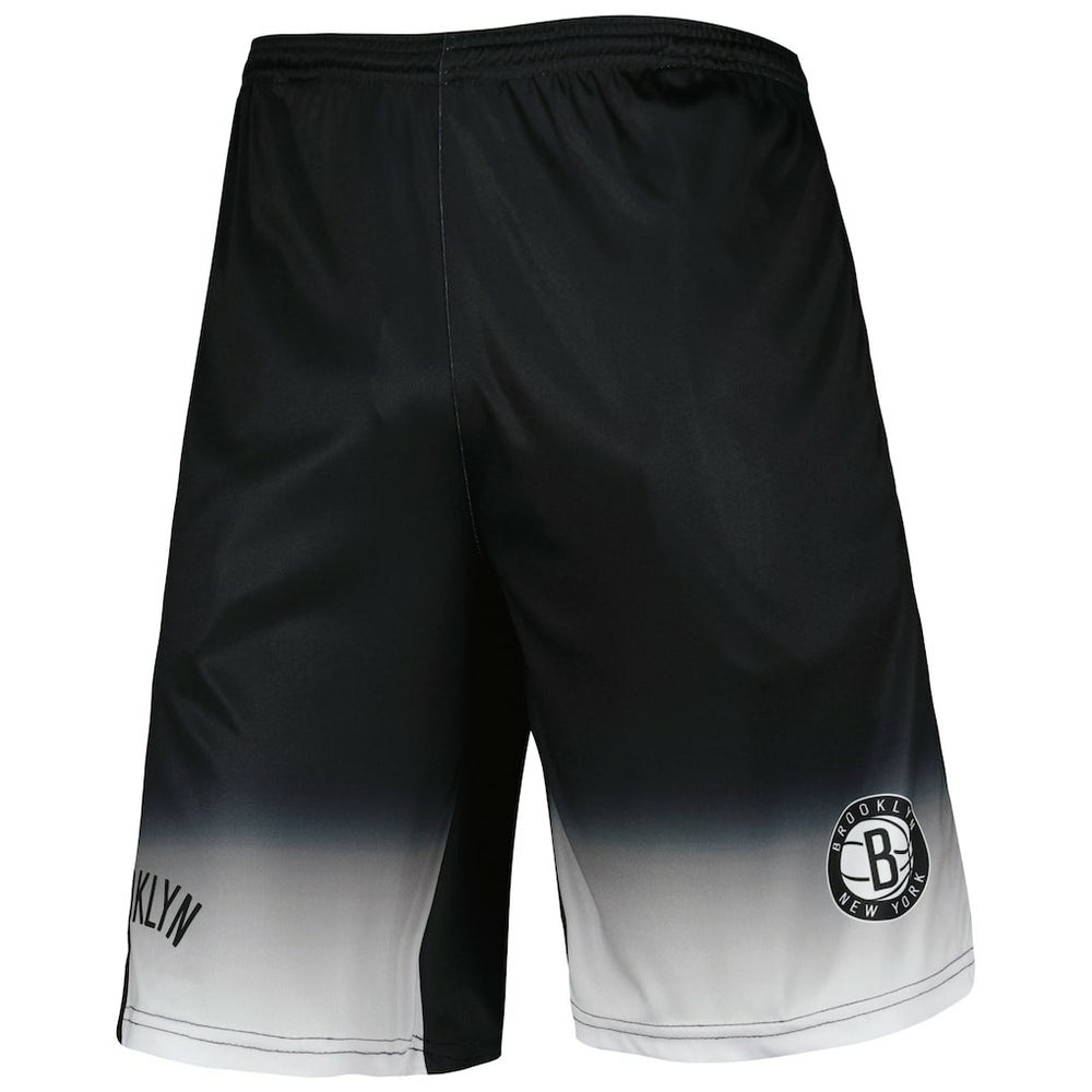 Black Brooklyn Nets Fadeaway Shorts | NBA