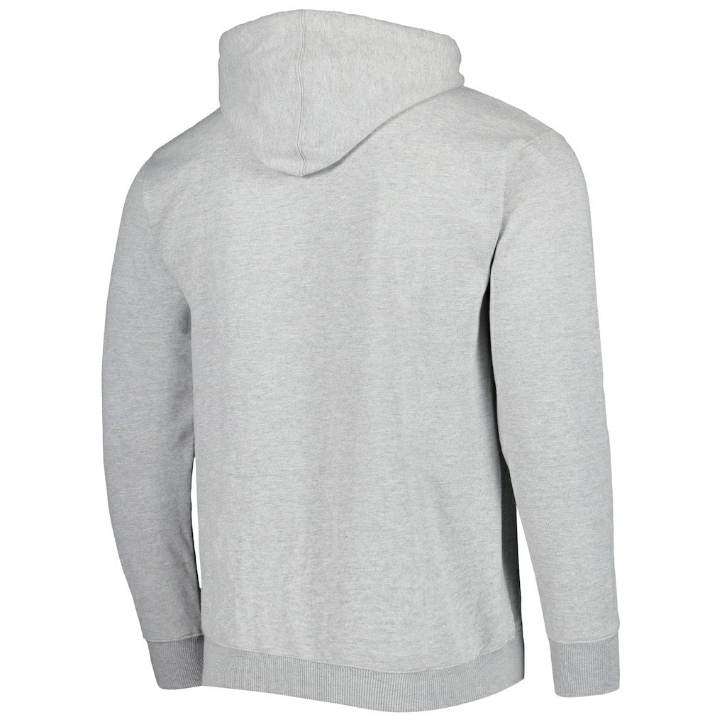 Heather Gray Chicago Bulls Wordmark French Terry Pullover Hoodie | NBA