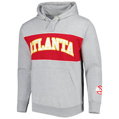 Heather Gray Atlanta Hawks Wordmark French Terry Pullover Hoodie | NBA