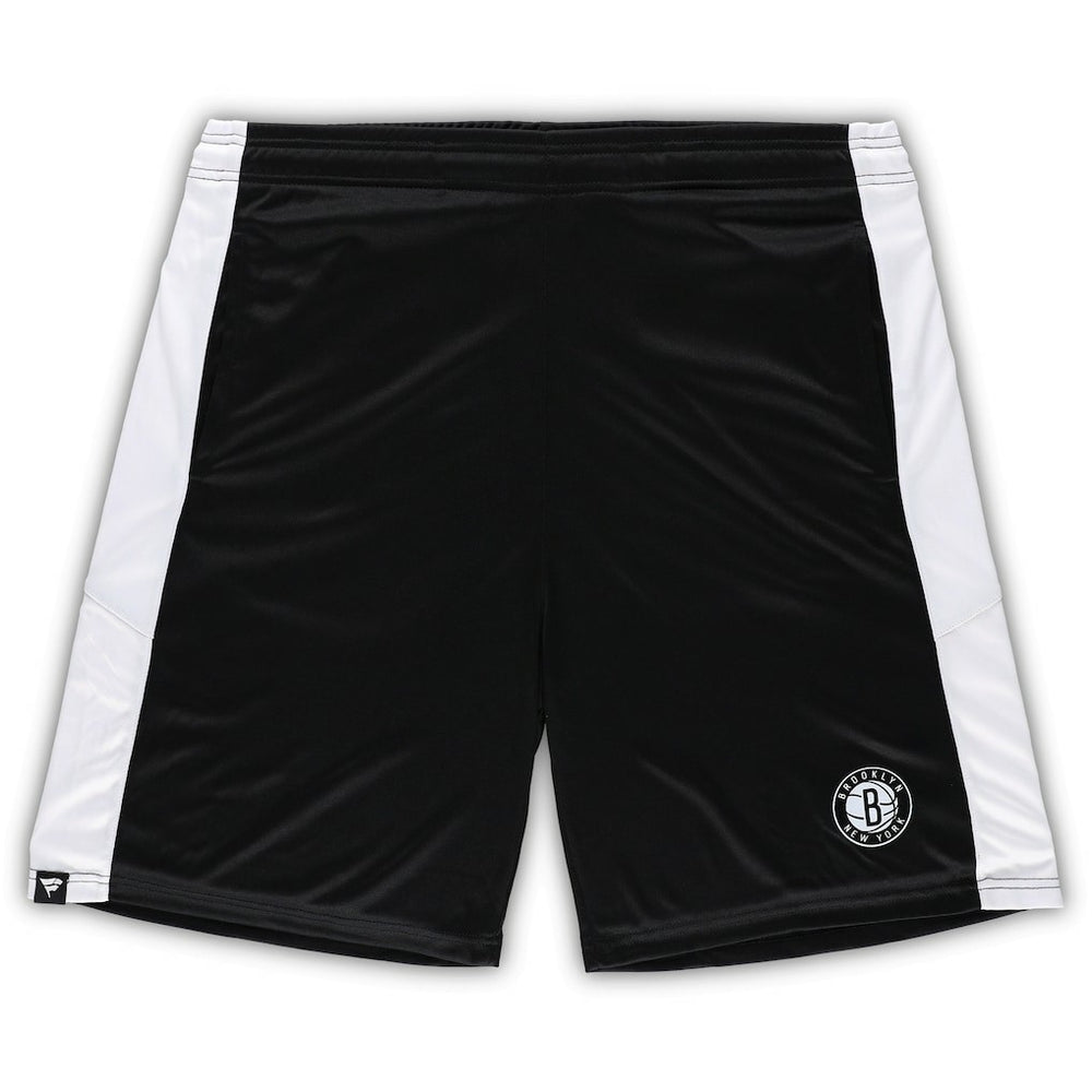Black Brooklyn Nets Big & Tall Champion Rush Practice Shorts | NBA