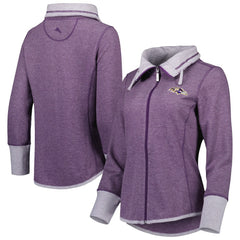 Baltimore Ravens Women's Sport Sun Fade Full-Zip Sweatshirt | NFL Discount