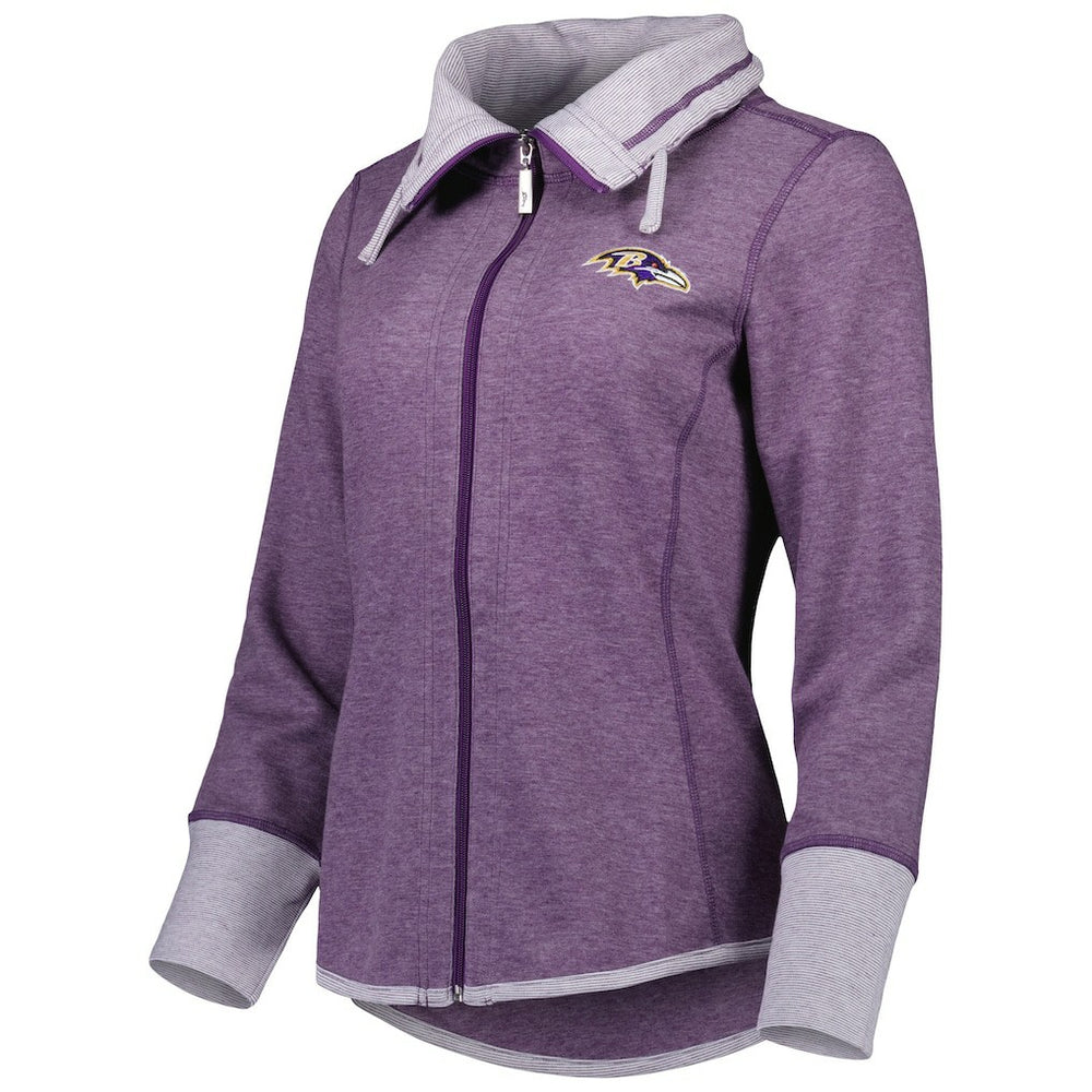 Baltimore Ravens Women's Sport Sun Fade Full-Zip Sweatshirt | NFL Discount