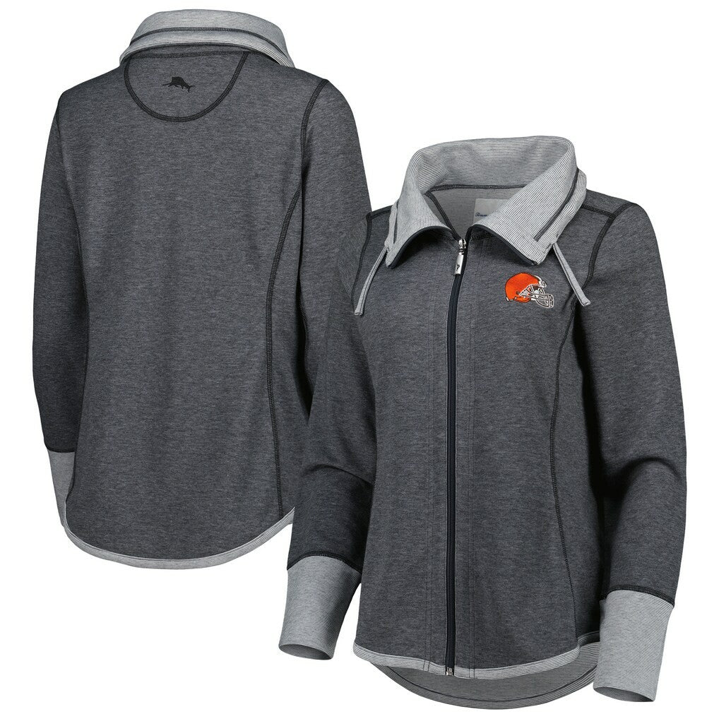 Cleveland Browns Women's Sport Sun Fade Full-Zip Sweatshirt | NFL Near me