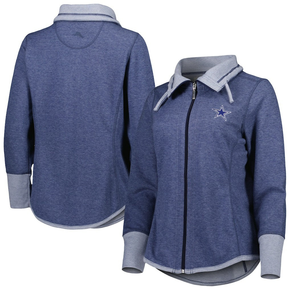 Dallas Cowboys Women's Sport Sun Fade Full-Zip Sweatshirt | NFL Hot